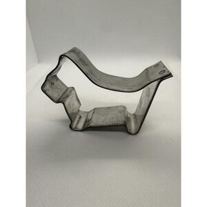 Nutbrown England Tin Cookie Cutter Scotty Dog Vintage Tinplate Marked Shape